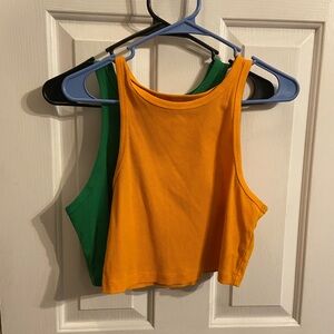 Wild Fable Crop Tank Tops, Set of 2